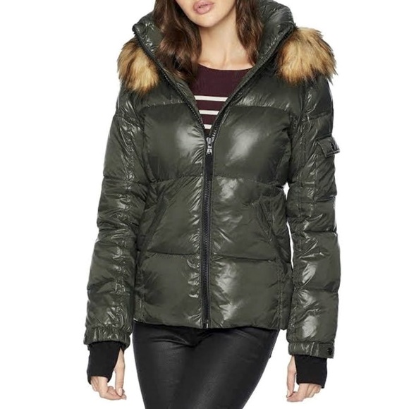 S13 Jackets & Blazers - S13 Fur Kylie Women's Coat, Military/Natural